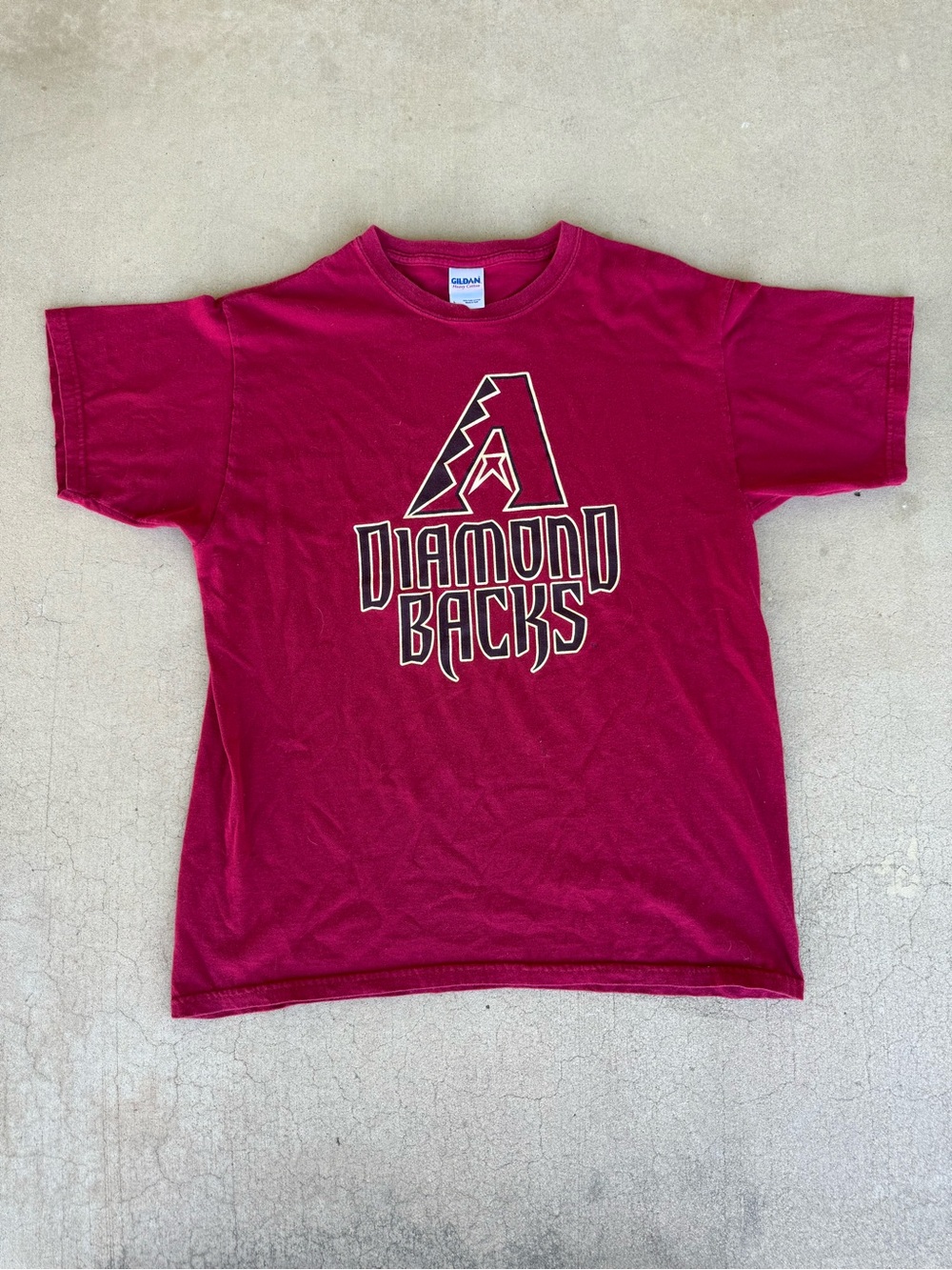 Arizona Diamondbacks MLB Graphic T-Shirt Red – Size L